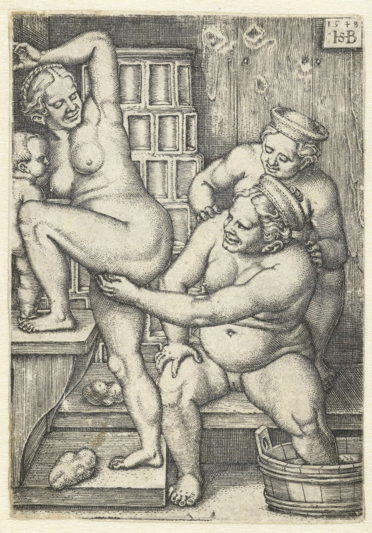 Женщины в бане, Франкфурт-на-Майне, 1548
