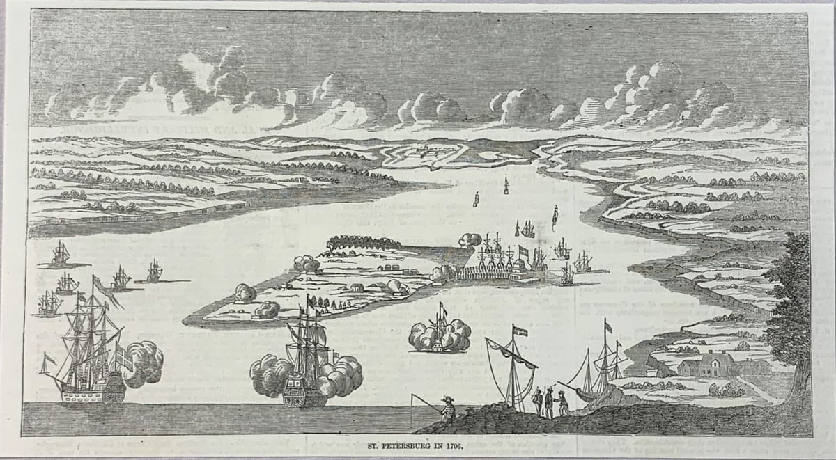 Санкт-Петербург в 1706 г