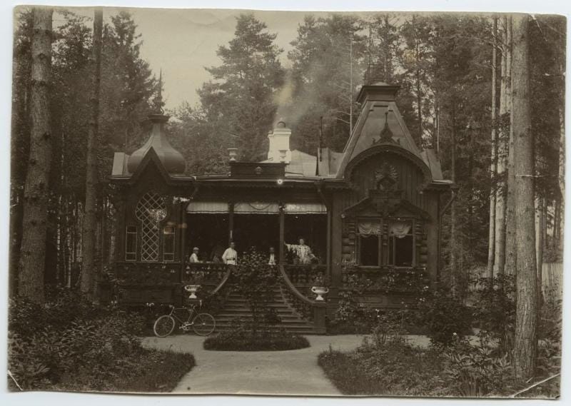 Групповой портрет на подмосковной даче, 1900-1905