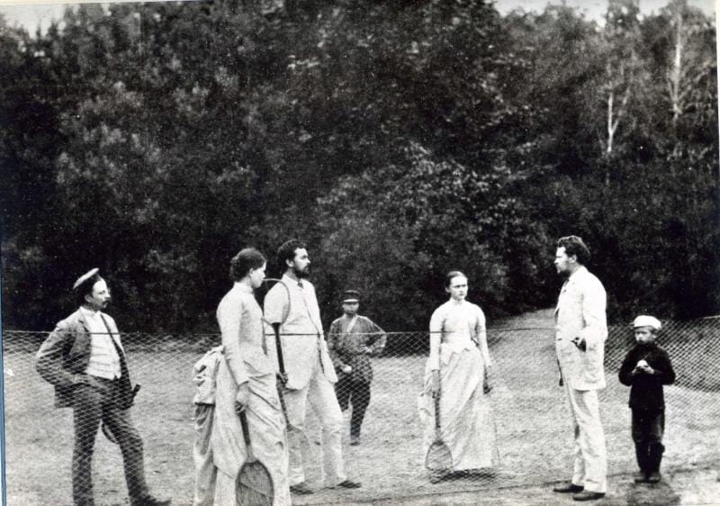 Теннисисты, 1890-1909