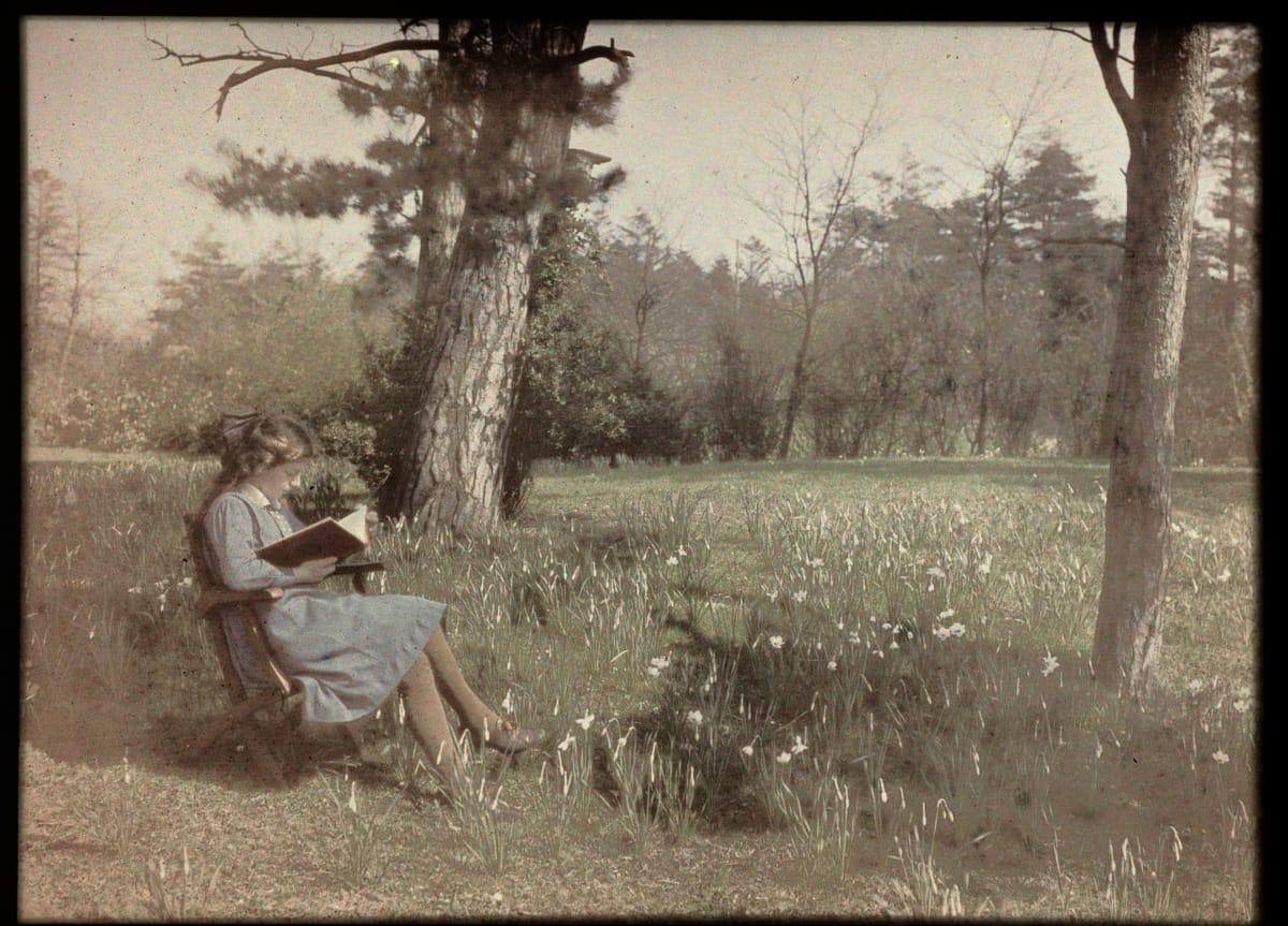 Портрет девочки в саду, Нидерланды, 1907-1930