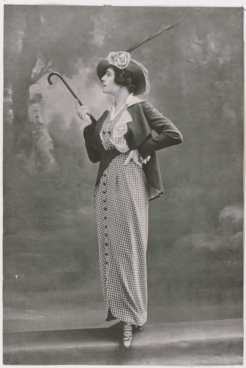 Модель из модного журнала Les Modes, 1913