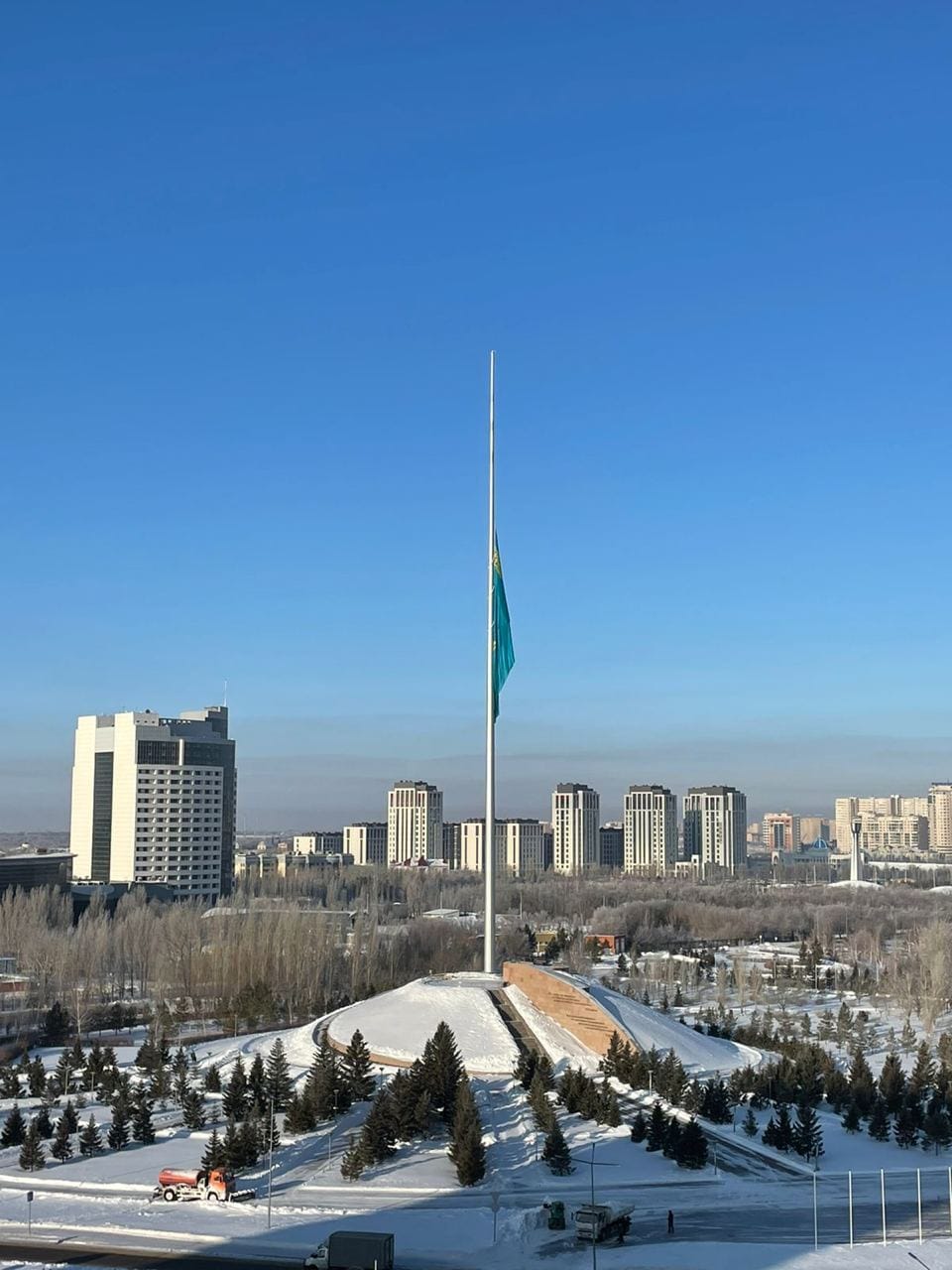 Сегодня в Казахстане - день общенационального траура по жертвам во время январских беспорядков