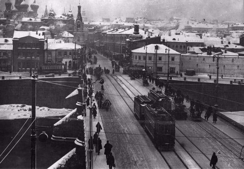 Москворецкий мост, 1915 год