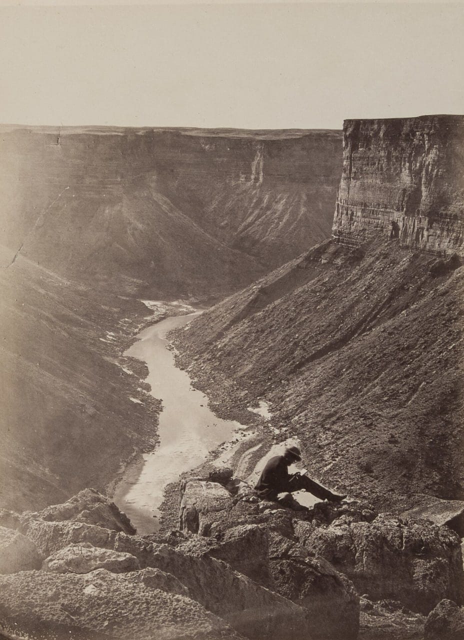 Гранд-Каньон реки Колорадо, устье Канаб-Уош, 1872