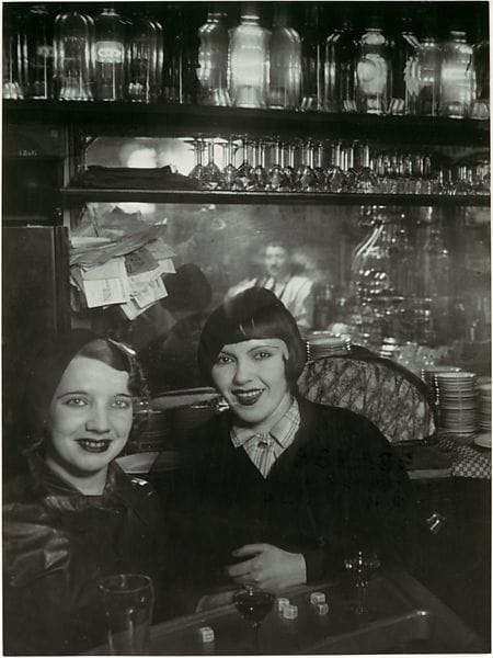 Проститутки в баре, Париж, Монмартр, 1932