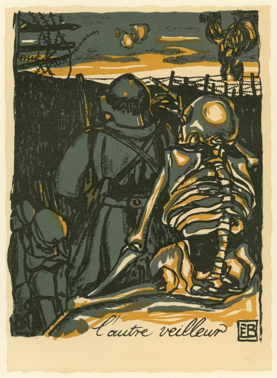 Танец смерти, гравюры Эдмона Билле, 1919