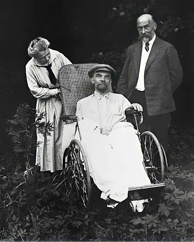 Последняя фотография Ленина, 1923 год