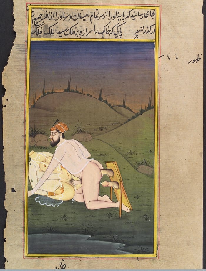 Индия, гуашь, 1900 г