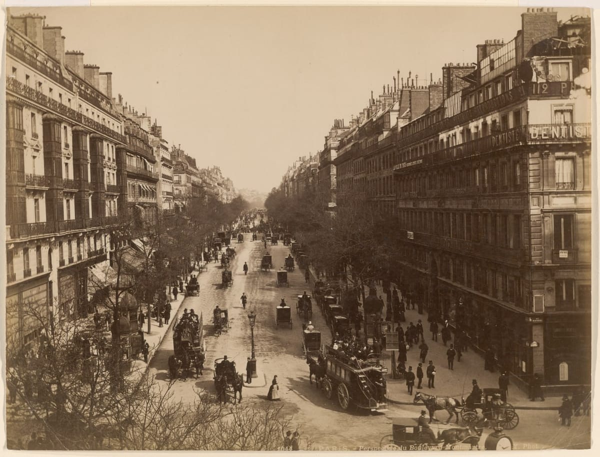 Монмартр, Париж, 1870