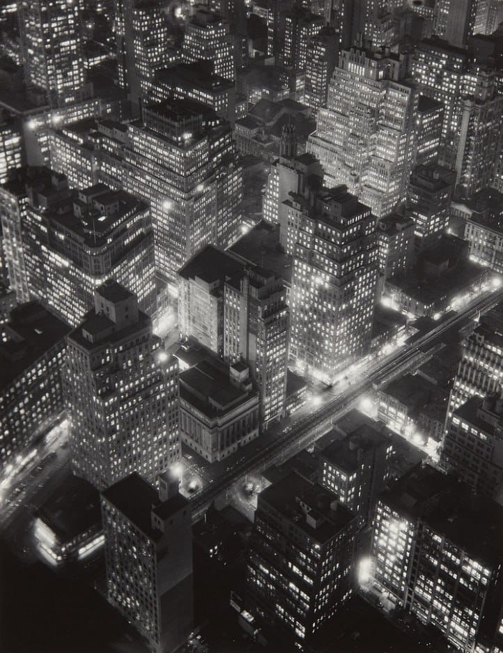 Ночной Нью-Йорк, фотограф Беренис Эбботт, 1932