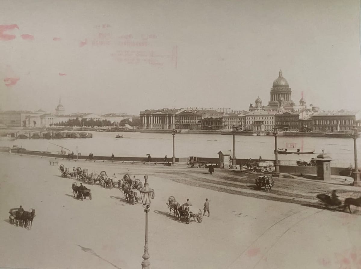 Санкт-Петербург, Университетская набережная, XIX в
