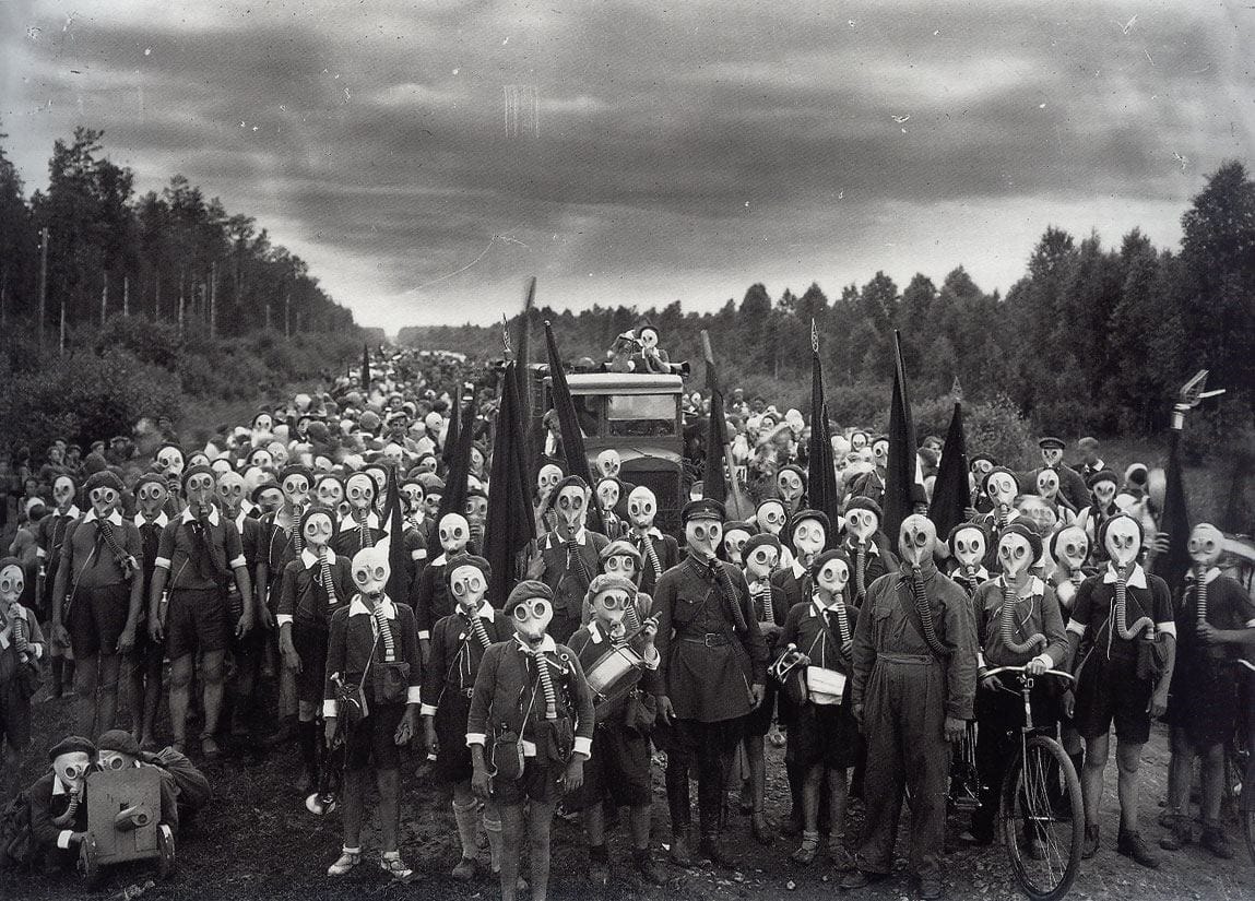 Виктор Булла «Оборона пионеров» Ленинград, 1937 год