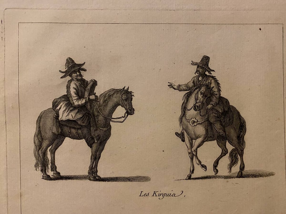 Киргизы из «Истории новой России» Луи Николая Леспинаса, 1790