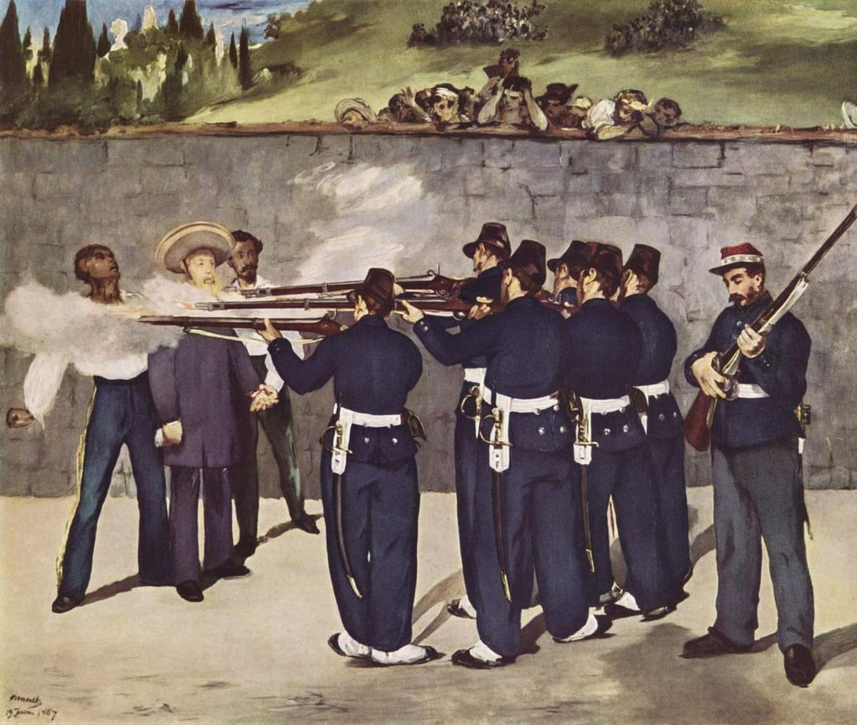 Мане «Расстрел императора Максимилиана», 1868