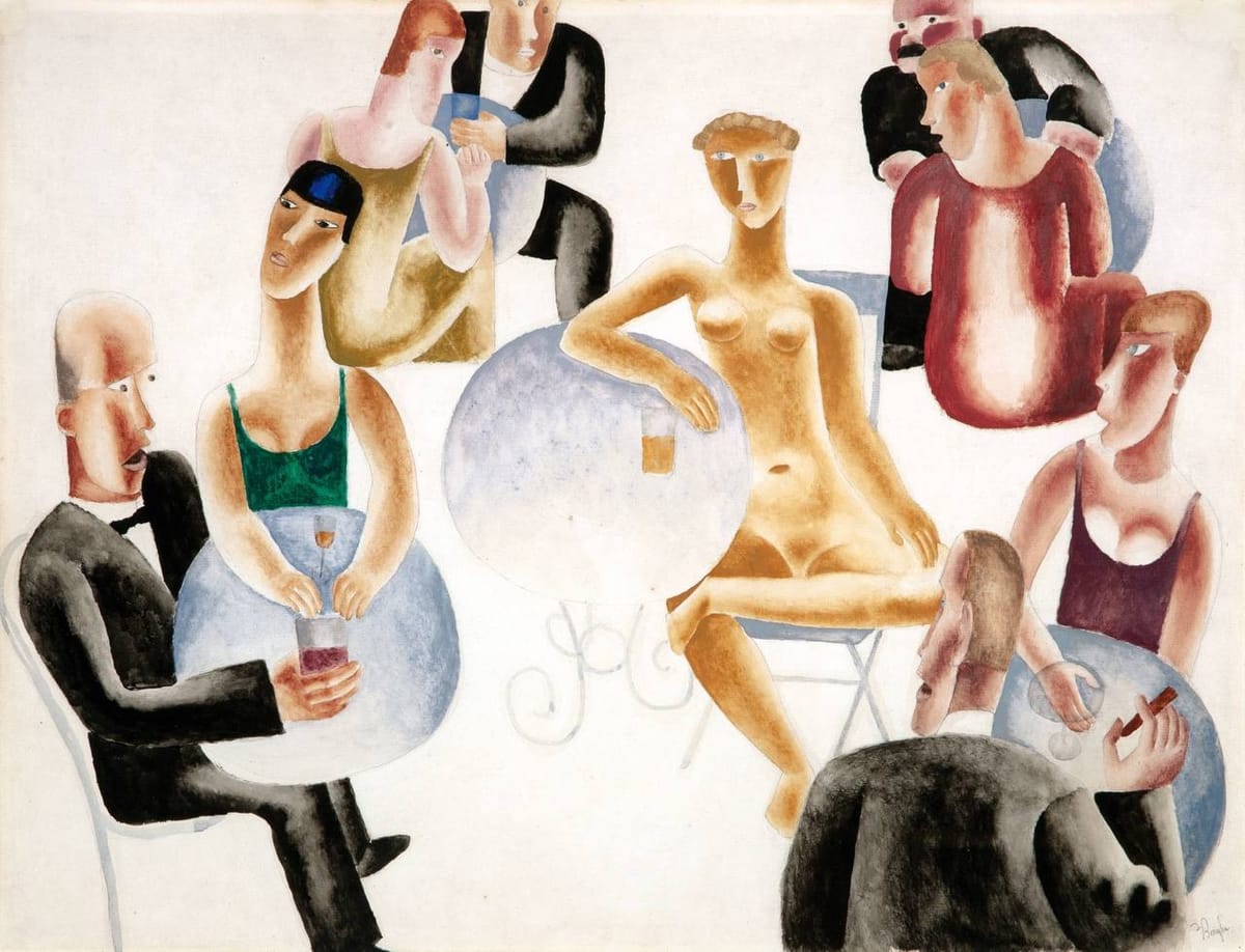 Фриц Ван ден Берге «Кафе», 1924