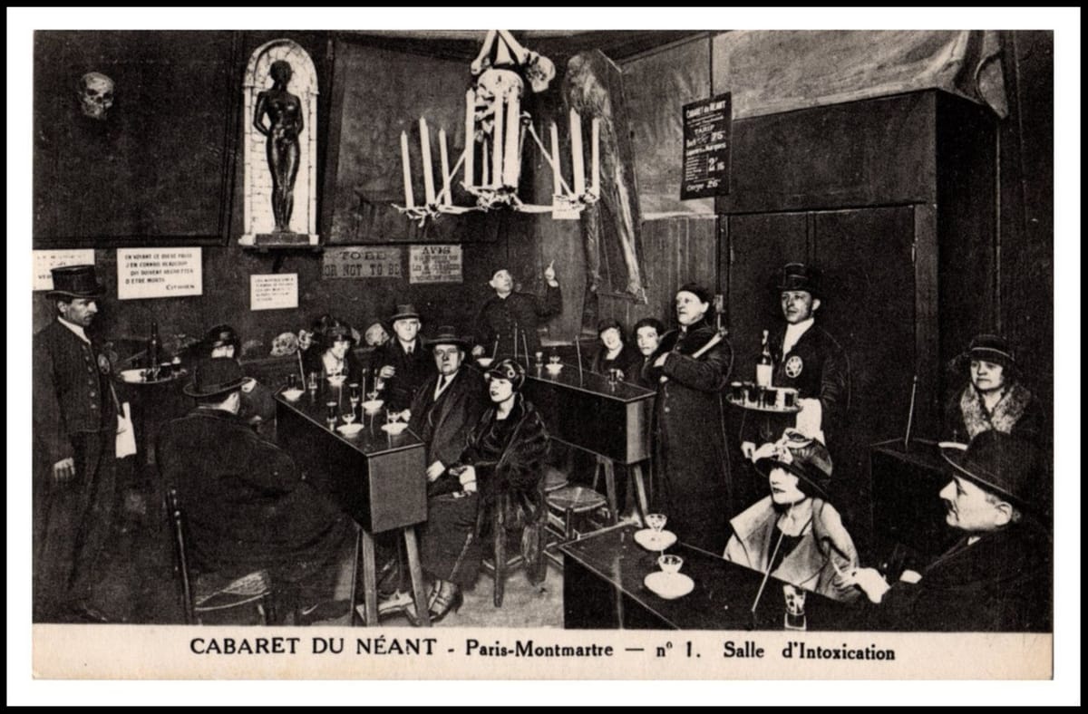 Cabaret du Néant, Париж, конец XIX в