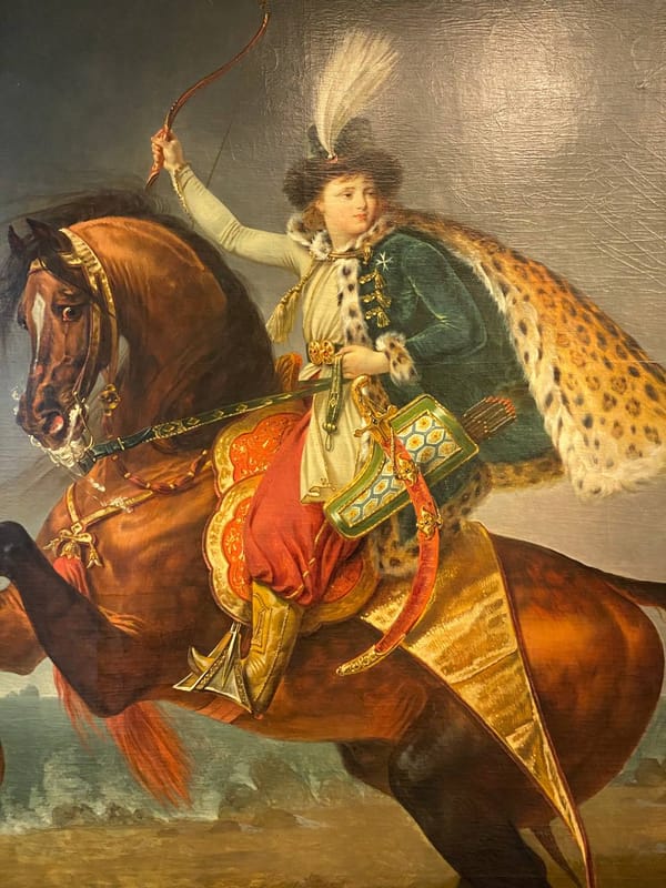Конный портрет князя Бориса Николаевича Юсупова, 1809 год, художник Антуан Жан Гро