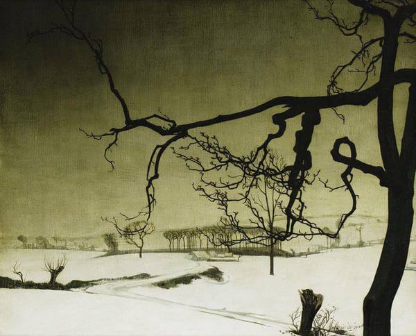 Зимний пейзаж, Валериус де Саделер, 1920