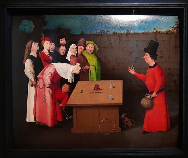 Фокусник, Иероним Босх, 1515/20 гг