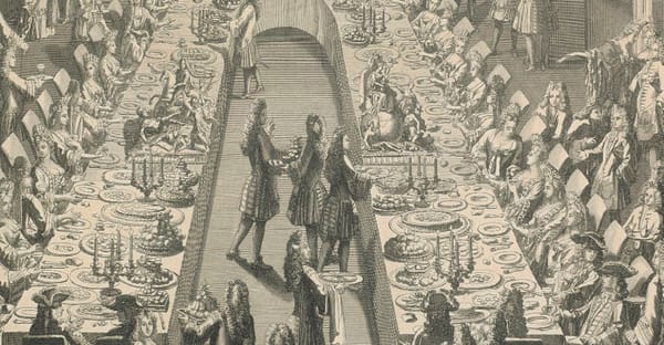 Обед герцога Альбы в честь рождения принца Астурийского 1707 г