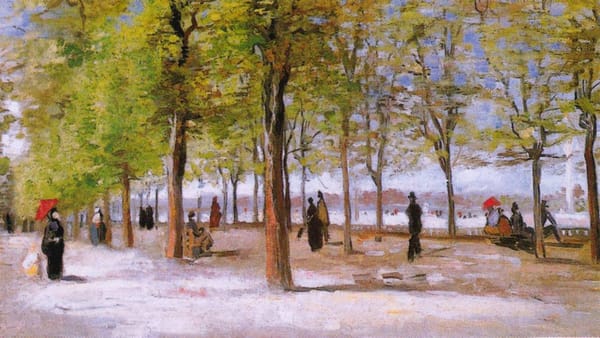 Аллея Люксембургского сада, Винсент Ван Гог, 1886