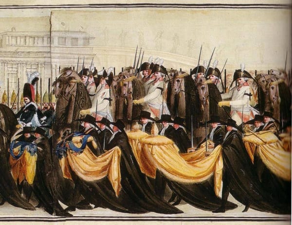 Вторичные похороны Петра III 2 декабря 1796 г