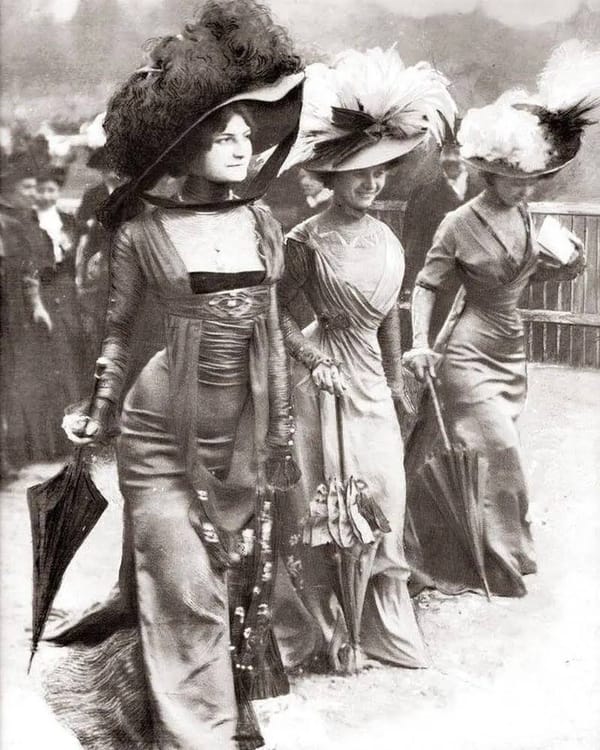 Парижская мода 1908 года