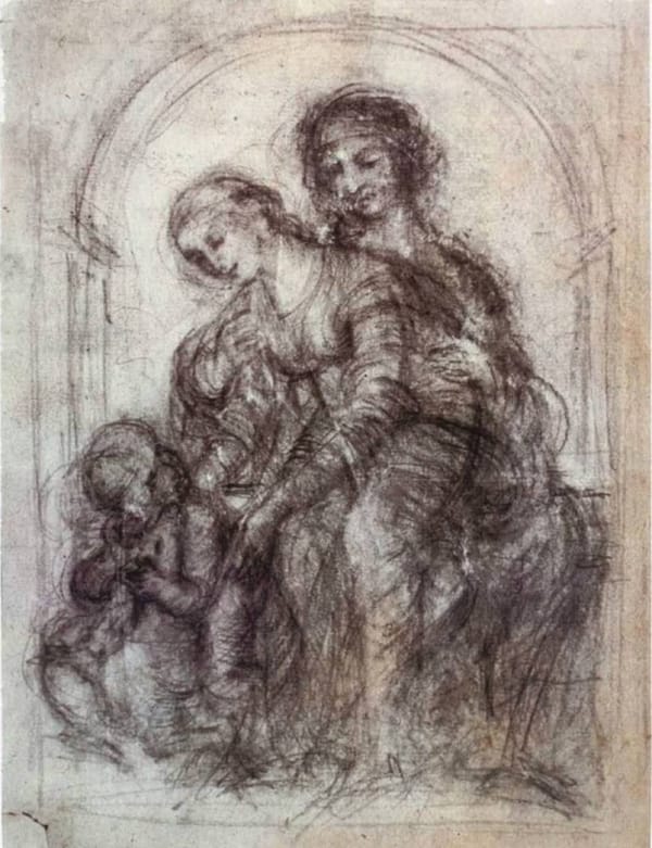 Святая Анна, Леонардо да Винчи, 1501 год