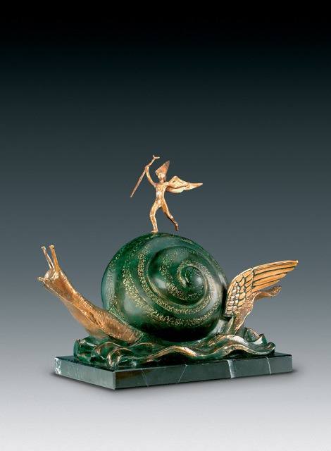 Улитка и ангел, Сальвадор Дали, 1977 г