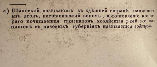 Шиповка, она же водица - напиток из ягод, настаиваемых вином