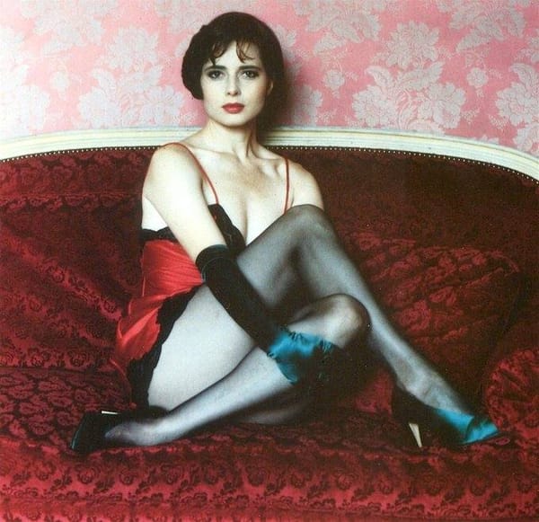 Изабелла Росселини, фото Хельмута Ньютона, 1992 год