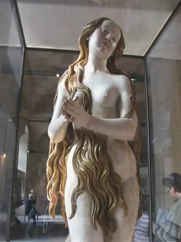 Деревянная фигура святой Магдалины Грегора Эрхарта, La Belle Allemande, 1510 год, коллекция Лувра