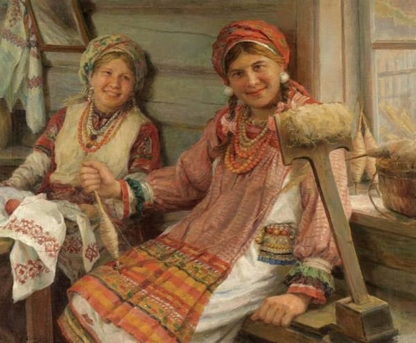 Стихотворение Николая Заболоцкого «О красоте человеческих лиц» с картиной Сычкова