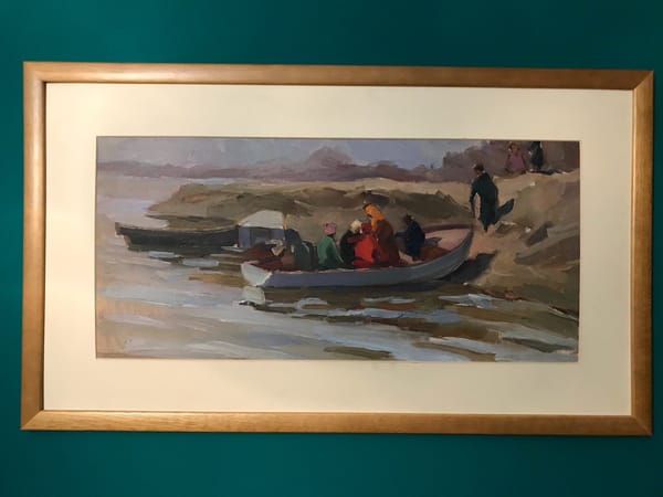 Картина Сенчихина 1969 года об Арале и об исчезновении Аральского моря