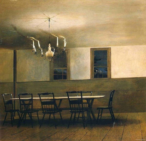 «Час ведьм», Эндрю Уайет, 1977