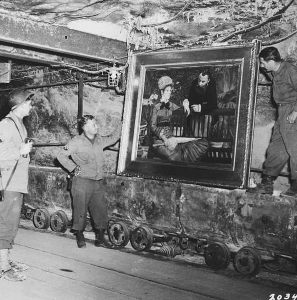 Зимний сад» Мане, купленный Берлином в 1896 году и хранившийся в соляной шахте