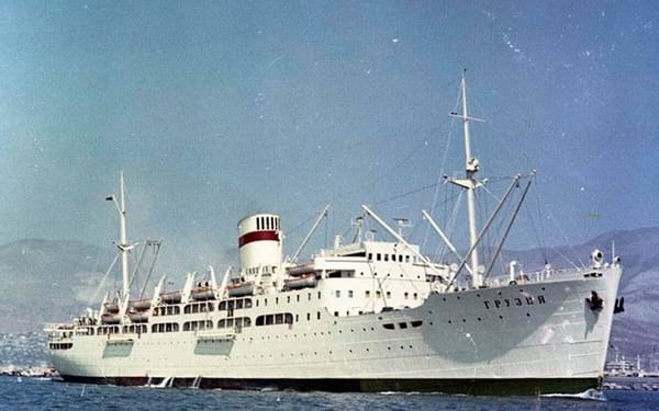 Построенный в 1939 году британской верфью для польско-датской компании теплоход Sobieski в 1950 году был приобретен СССР для Черноморского морского пароходства и назван «Грузия»