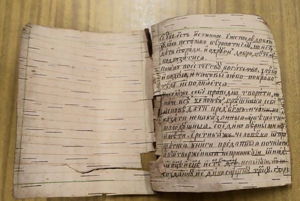 В собрание Новгородского музея-заповедника поступил манускрипт на бересте, найденный в старообрядческом поселении на Енисее