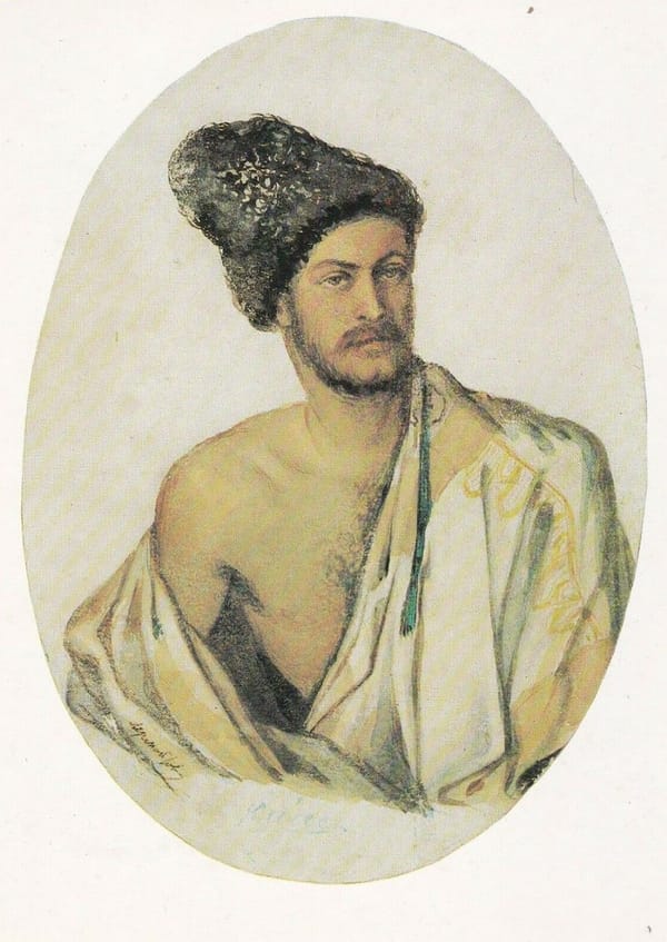 Портрет Алексея Аркадьевича Столыпина (Монго) в костюме курда