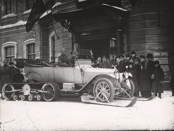 Полугусеничный Packard 3-38 Николая II 1915 года выпуска
