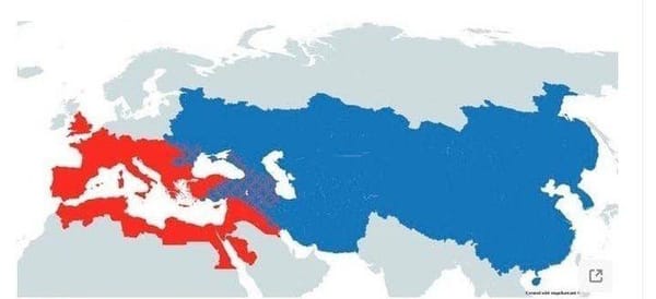 Монгольская империя и Римская империя