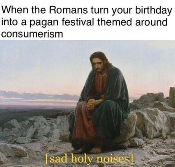 Не знаю как у вас, а у нас вместо праздничного настроения sad holy noises