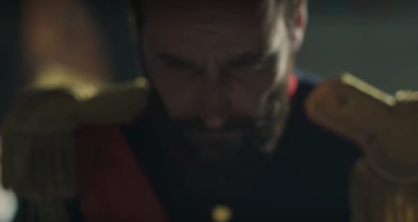 Внешность Николая Александровича в сериале The Last Czars на похоронах Александра III
