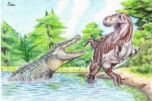 Deinosuchus vs Tyrannosaurus Rex