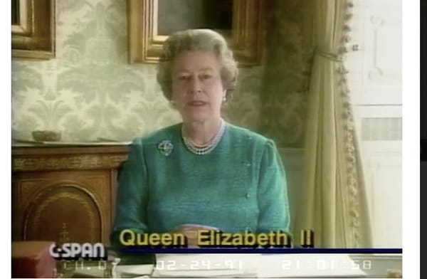 Зелёный образ Елизаветы II в обращениях к нации с 1991 по 2020 год
