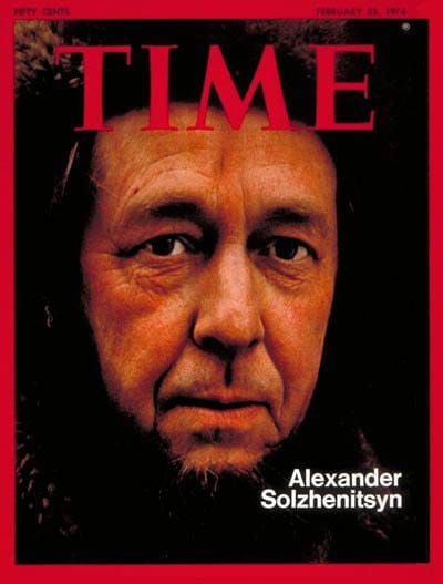 Нобелевская премия Солженицына 1970 года и две обложки Time до вручения