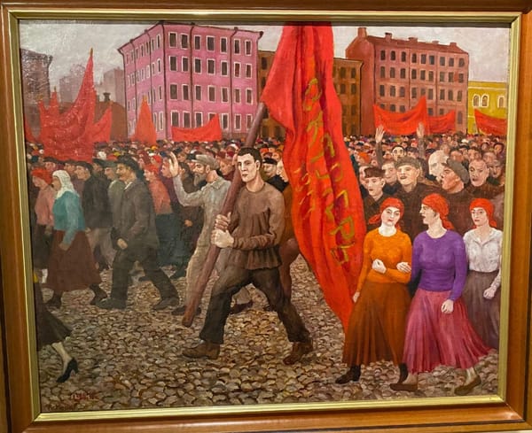 Демонстрация, Александр Монин, 1924 год