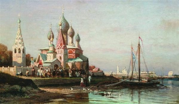 Алексей Боголюбов, Пасха в Ярославле, 1863