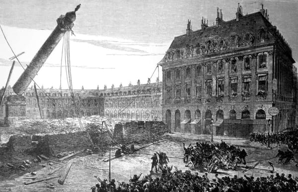 Снос Вандомской колонны 18 мая 1871 года